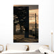 Silhouette Of Bridge Wall Mural