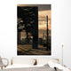 Silhouette Of Bridge Wall Mural