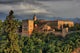 Alhambra in the evening sun HDR Wall Mural