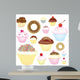 Cupcake Selection Wall Decal Sticker Set