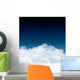 Clouds and Stars Blue Wall Decal