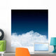 Clouds and Stars Blue Wall Decal