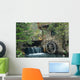 Old Wooden Water Wheel Wall Decal
