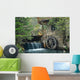 Old Wooden Water Wheel Wall Decal