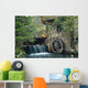 Old Wooden Water Wheel Wall Decal