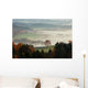Landschaft im Nebel Wall Decal