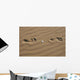 Footprints Sand Wall Decal Design 2