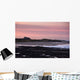 Seashore At Sunset, Northumberland, England Wall Mural
