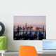Gondolas On Canal, Church Of St Giorgio Maggiore In Background Wall Mural