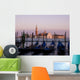 Gondolas On Canal, Church Of St Giorgio Maggiore In Background Wall Mural