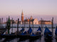 Gondolas On Canal, Church Of St Giorgio Maggiore In Background Wall Mural