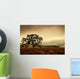 Lone Tree In Field Wall Mural