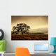 Lone Tree In Field Wall Mural