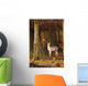 Male Deer In Forest Wall Mural