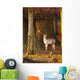Male Deer In Forest Wall Mural