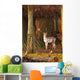 Male Deer In Forest Wall Mural