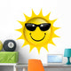 Cool Smiling Sun Wall Decal