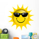 Cool Smiling Sun Wall Decal