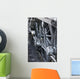 Close-Up Of Steam Engine Train Wheel Wall Mural