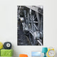 Close-Up Of Steam Engine Train Wheel Wall Mural