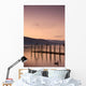 Sunset Over A Dock In The Lake, England Wall Mural