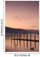 Sunset Over A Dock In The Lake, England Wall Mural