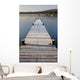 A Dock In The Lake, Cumbria, England Wall Mural