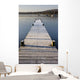 A Dock In The Lake, Cumbria, England Wall Mural