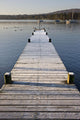 A Dock In The Lake, Cumbria, England Wall Mural