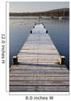 A Dock In The Lake, Cumbria, England Wall Mural