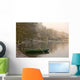 Rowboat Sitting At The Shore Of A Lake, Cumbria, England Wall Mural