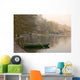 Rowboat Sitting At The Shore Of A Lake, Cumbria, England Wall Mural