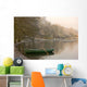 Rowboat Sitting At The Shore Of A Lake, Cumbria, England Wall Mural