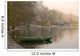 Rowboat Sitting At The Shore Of A Lake, Cumbria, England Wall Mural