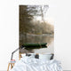 Rowboat Sitting At The Shore Of A Lake, Cumbria, England Wall Mural
