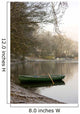 Rowboat Sitting At The Shore Of A Lake, Cumbria, England Wall Mural