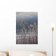 Frozen Reeds At The Shore Of A Lake, Cumbria, England Wall Mural