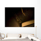Gold Cross Pendant Resting On A Book Wall Mural