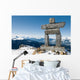 Inukshuk at the top of Whistler Mountain, site of 2010 Winter Ol Wall Mural