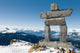 Inukshuk at the top of Whistler Mountain, site of 2010 Winter Ol Wall Mural