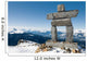 Inukshuk at the top of Whistler Mountain, site of 2010 Winter Ol Wall Mural