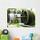Waterwheel and Waterfall