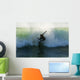 Surfer Catching A Wave Wall Mural
