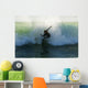 Surfer Catching A Wave Wall Mural