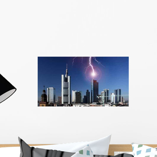 Lightning Strike Frankfurt Wall Decal