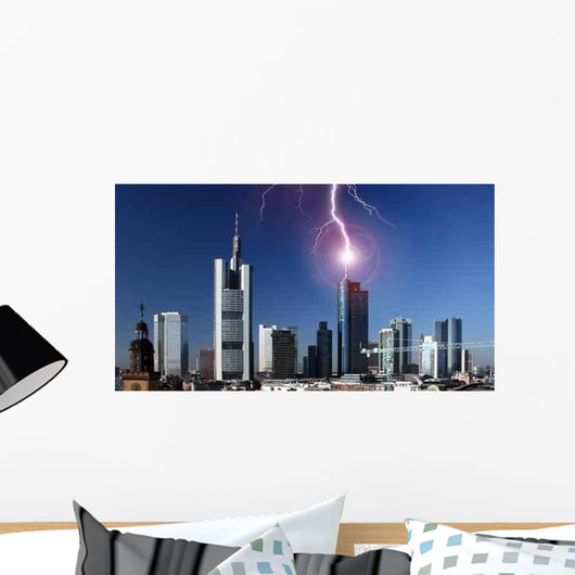 Lightning Strike Frankfurt Wall Decal