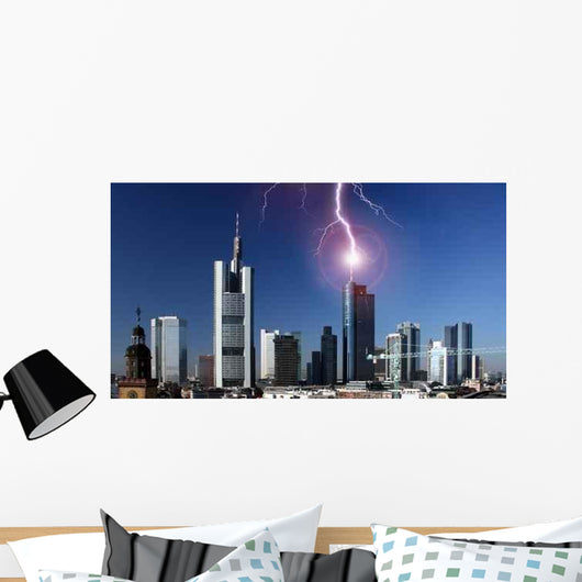 Lightning Strike Frankfurt Wall Decal
