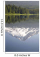 Mt Hood Reflecting In Trillium Lake Wall Mural