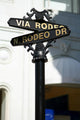 Rodeo Drive Sign Wall Mural