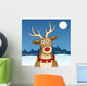 rudolph rednose reindeer Wall Mural